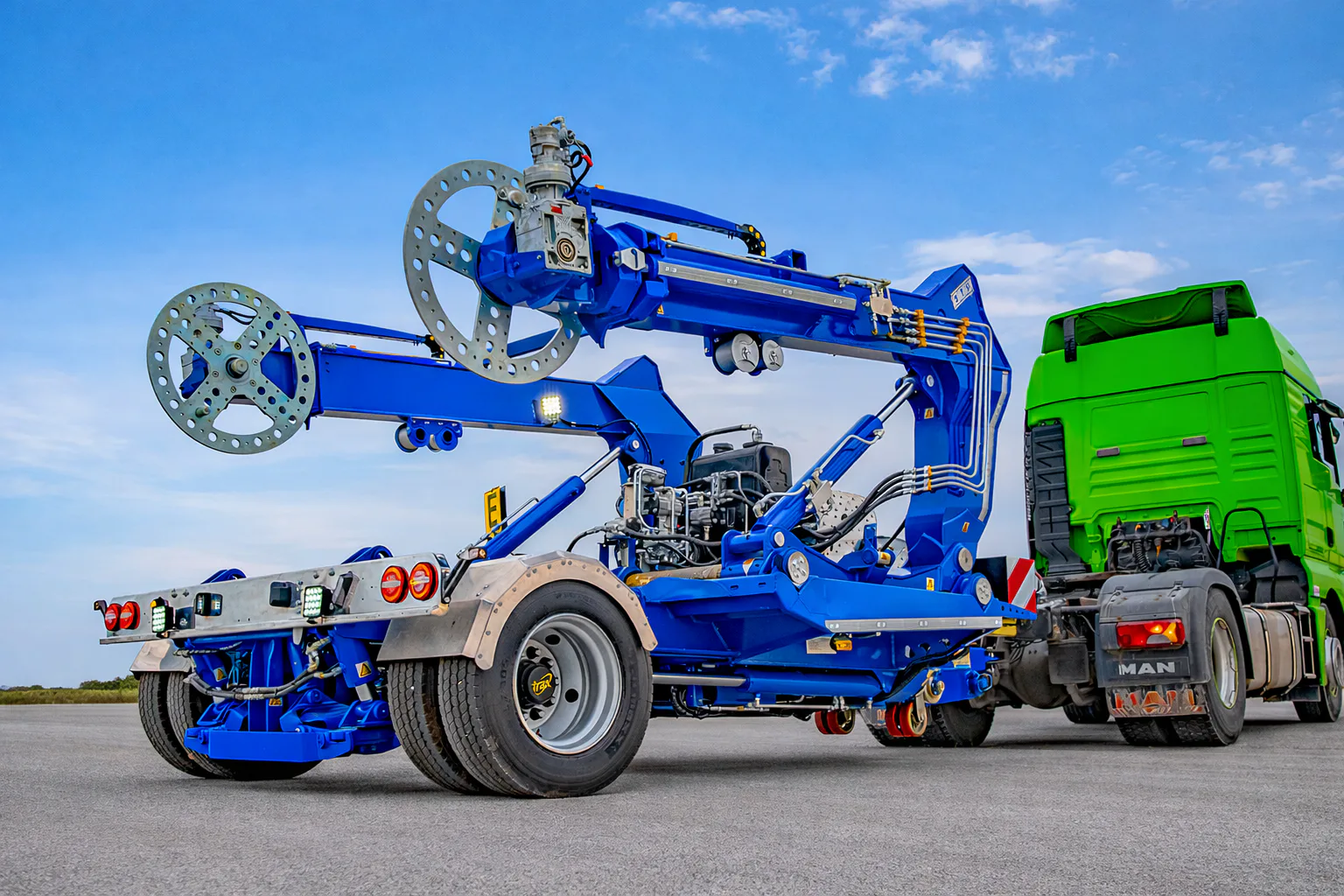 Reel Cable Roller Trailer — STU Trailers